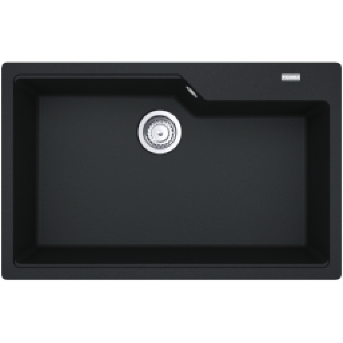 Franke UBG610-78 Urban 花崗岩檯面單昇盆 (石墨色)